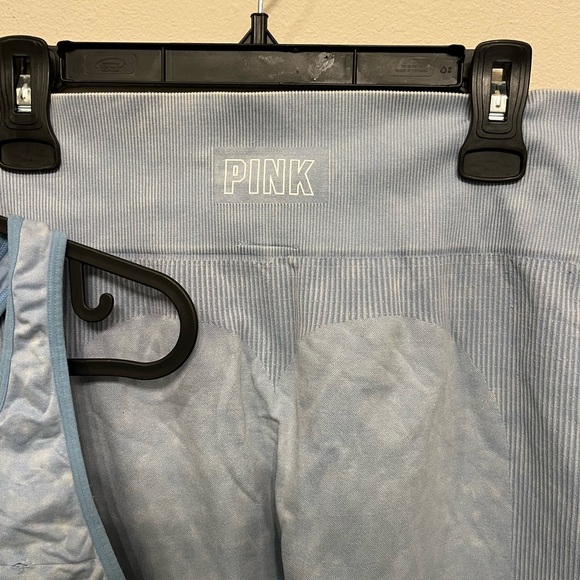 PINK Victoria's Secret Light Blue Activewear Set - Picture 3 of 7